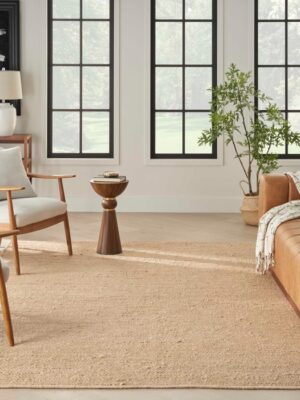 Natural Jute Njt01 Bleached Area Rug