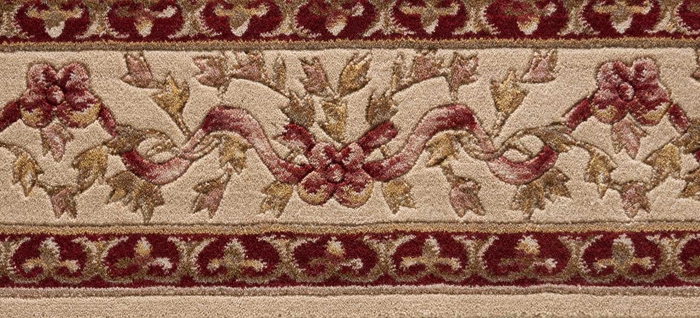NOURISON_ASHTONHOUSE_A01B_RIBBONTRELLIS_BEIGE_BORDER_SAMPLE.jpg Ashton House Ribbon Trellis A01B Beige Border