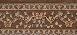 NOURISON_ASHTONHOUSE_A01B_RIBBONTRELLIS_MINK_BORDER_SAMPLE-2.jpg Ashton House Ribbon Trellis A01B Mink Border