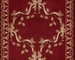 Ashton House Ribbon Trellis A01R Burgundy Runner