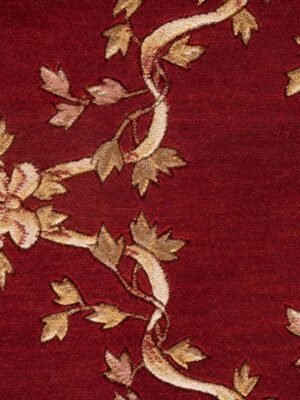 Ashton House Ribbon Trellis A01F Burgundy Broadloom