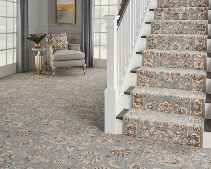 Grand Parterre Kashan Elite Pt01 Sky Broadloom