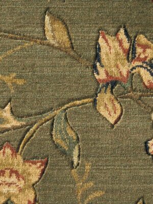 Grand Parterre Grand Flora Va01 Olive Broadloom