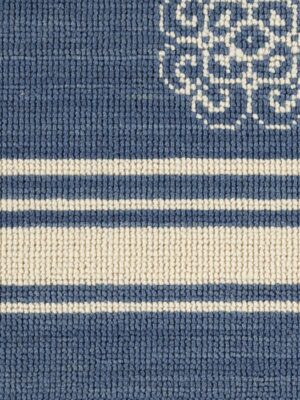 Fashion Pointe 3 Fashion Stripe Fp732 Marine/Ivory Border