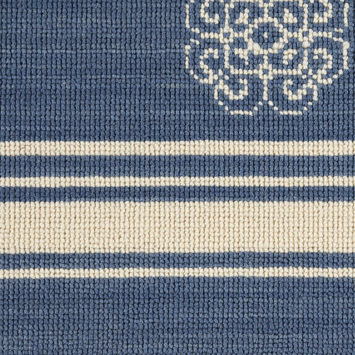 Fashion Pointe 3 Fashion Stripe Fp732 Marine/Ivory Border