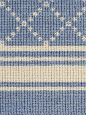Fashion Pointe 3 Fashion Stripe Fp732 Ocean/Ivory Border