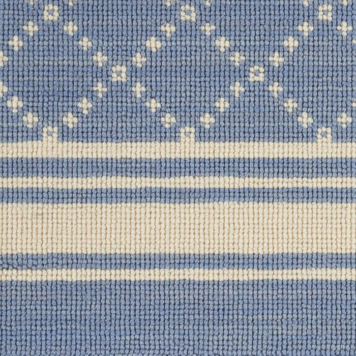 Fashion Pointe 3 Fashion Stripe Fp732 Ocean/Ivory Border