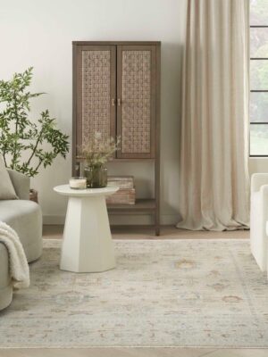 Oases Oae01 Ivory Beige Area Rug