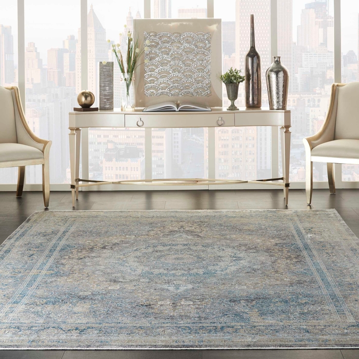 STNTS_STN06_CRMBL_CREAM_BLUE_8X10_099446737670_Room01_C.jpg Starry Nights Stn06 Cream Blue Rug