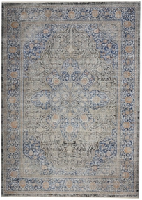 Starry Nights Stn07 Blue Rug
