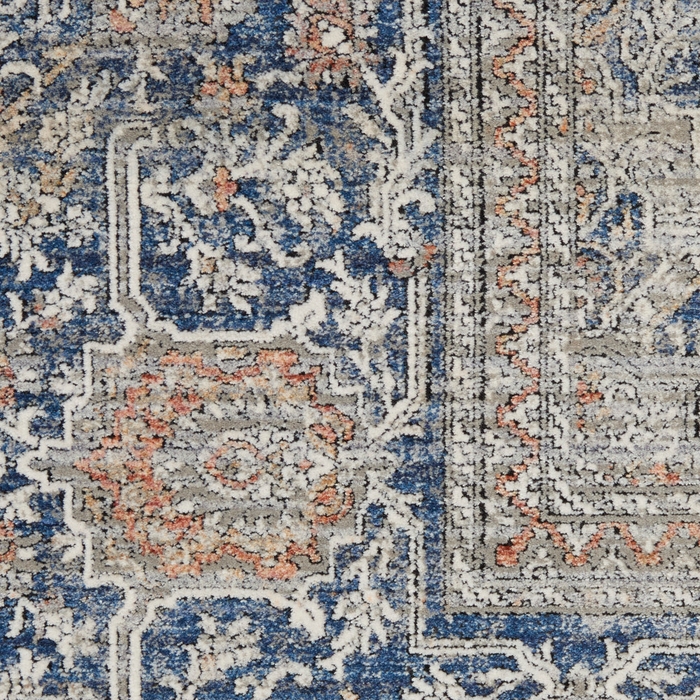 Starry Nights Stn07 Blue Rug