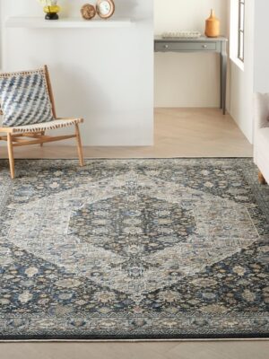 Starry Nights Stn11 Grey/Blue Rug