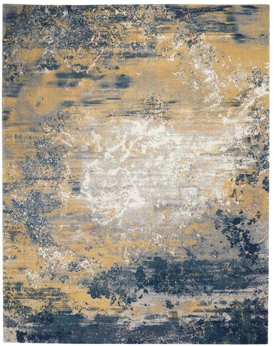 Twilight Twi22 Navy Gold Rug