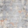 Abstract Hues Abh01 Grey/Blue Area Rug
