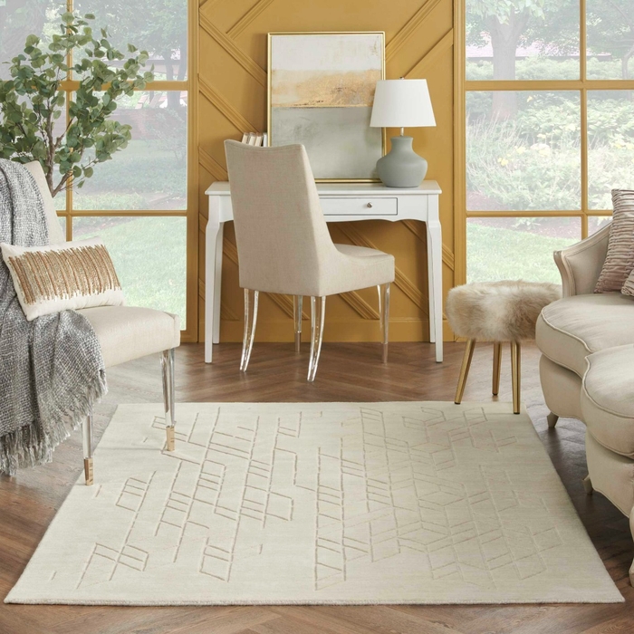 Alessia Ale01 Ivory Area Rug