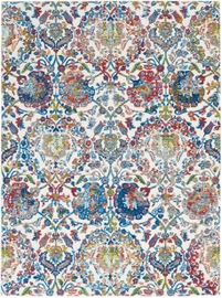 Ankara Global Anr06 Ivory/Blue Rug