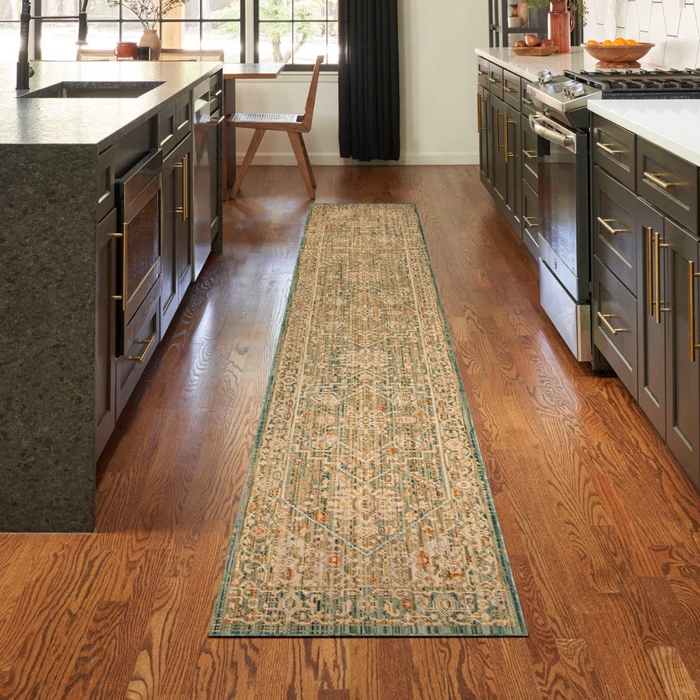 antbl_anb03_teal_2x12_841491194904_room01.jpg Antique Bloom Anb03 Teal Area Rug