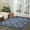 Caribbean Crb02 Navy Outdoor Rug