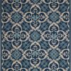 Caribbean Crb02 Navy Outdoor Rug