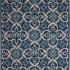 Caribbean Crb02 Navy Outdoor Rug