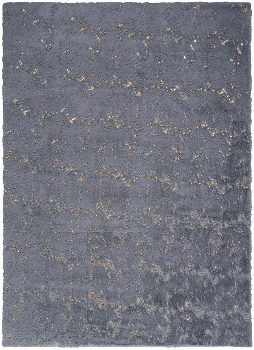 Cozy Shimmer Csh01 Slate Gold Area Rug