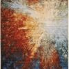 Chroma Crm02 Red Flare Rug
