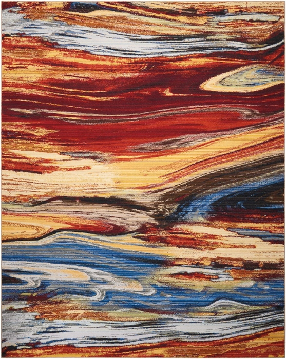 Chroma Crm04 Lava Flow Rug
