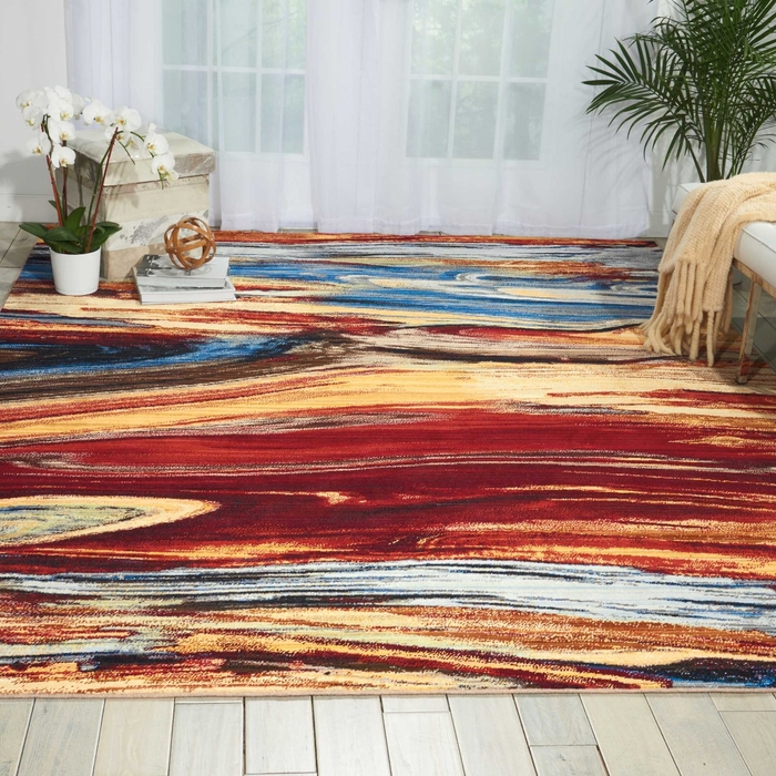 Chroma Crm04 Lava Flow Rug