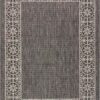 Country Side Ctr03 Charcoal Outdoor Rug