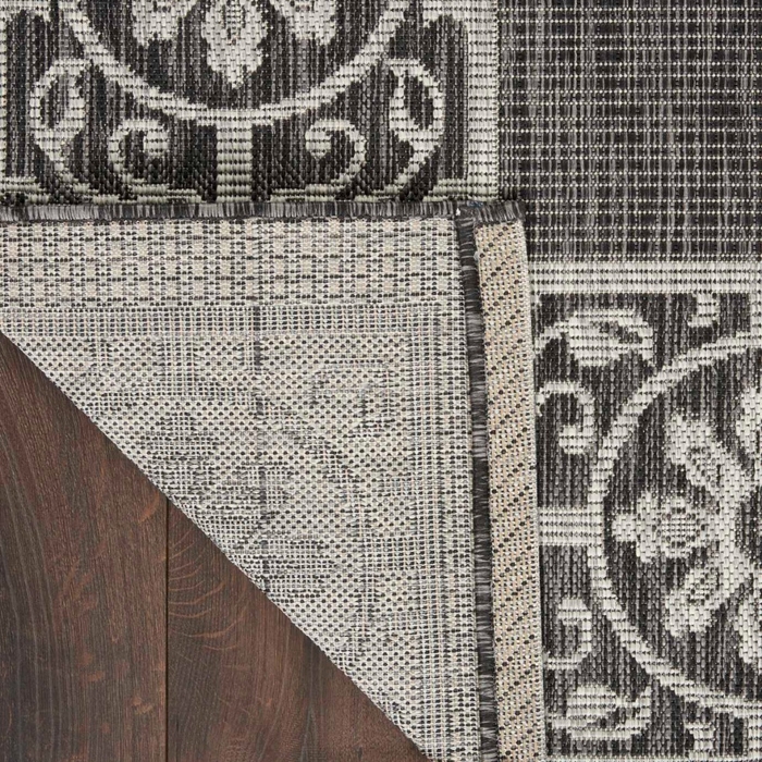 Country Side Ctr03 Charcoal Outdoor Rug