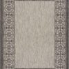 Country Side Ctr03 Ivory/Charcoal Outdoor Rug