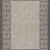 Country Side Ctr03 Ivory/Charcoal Outdoor Rug