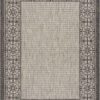Country Side Ctr03 Ivory/Charcoal Outdoor Rug