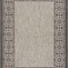 Country Side Ctr03 Ivory/Charcoal Outdoor Rug