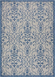 Country Side Ctr04 Ivory/Blue Outdoor Rug
