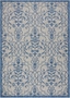 Country Side Ctr04 Ivory/Blue Outdoor Rug