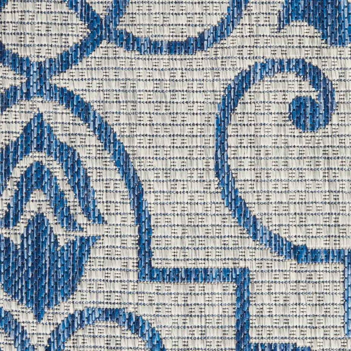 Country Side Ctr04 Ivory/Blue Outdoor Rug