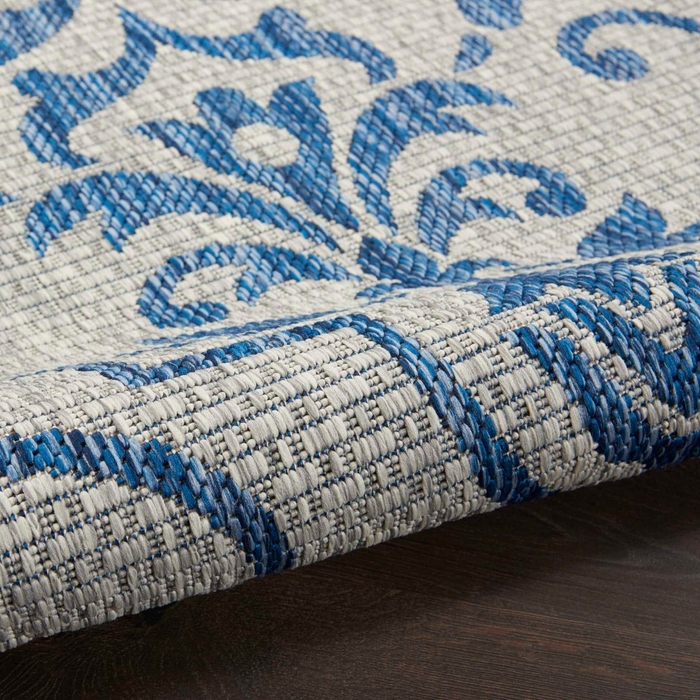 Country Side Ctr04 Ivory/Blue Outdoor Rug