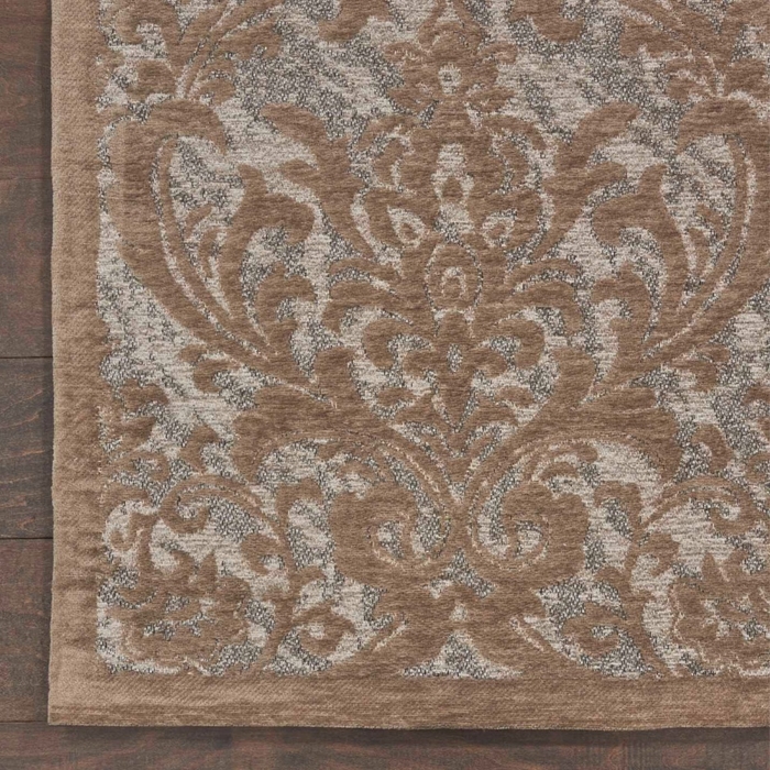 Damask Das02 Grey Rug