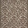 Damask Das02 Grey Rug