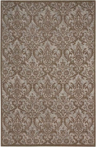 Damask Das02 Grey Rug