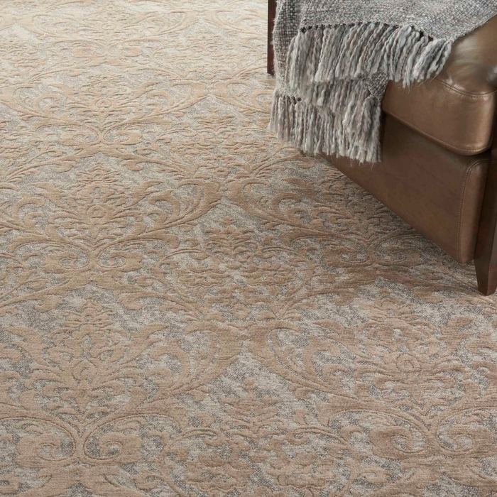 Damask Das02 Grey Rug