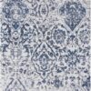 Damask Das06 Ivory/Navy Rug