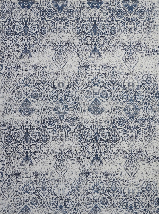 Damask Das06 Ivory/Navy Rug