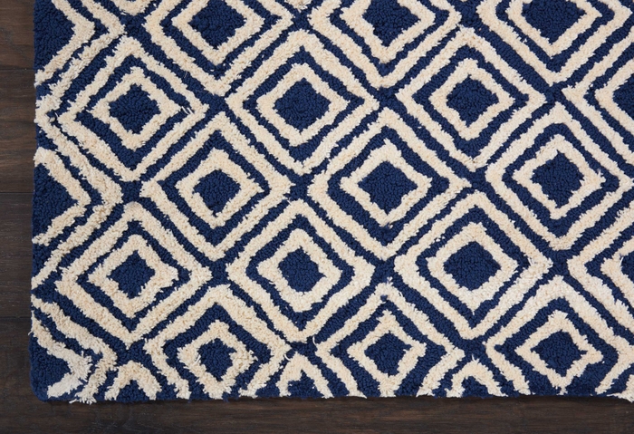 Deco Mod Dec02 Navy/Ivory