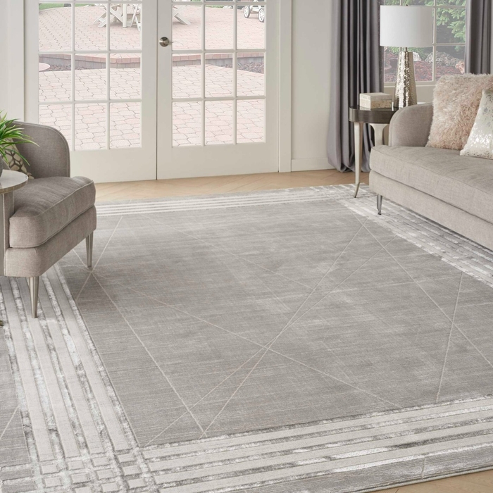 Desire Dsr01 Grey Silver Area Rug