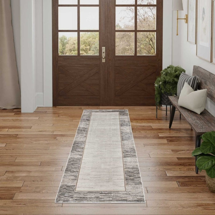 Desire Dsr02 Grey/Black Area Rug