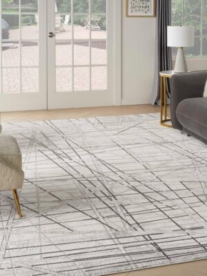 Desire Dsr03 Grey Silver Area Rug