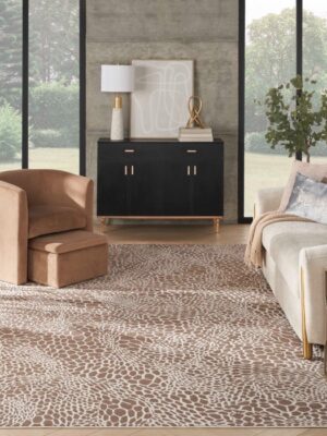 Desire Dsr08 Camel Silver Area Rug
