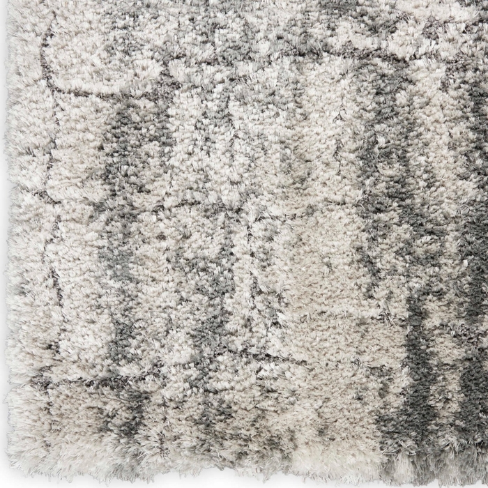 drmsh_drs01_ivcha_ivory_charcoal_8x10_099446878267_crc.jpg Dreamy Shag Drs01 Ivory Charcoal Area Rug